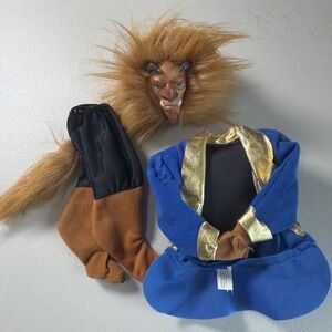 Disney Beauty And The Beast Ken Doll Mattel 1991 BEAST MASK Jacket And Pants